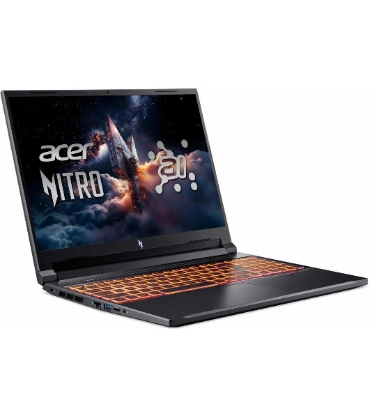 Ноутбук Acer Nitro V 16 ANV16-42-R96P Ryzen 7 260 16Gb SSD 512Gb NVIDIA GeForce RTX 5050 8Gb 16' IPS WQXGA (2560x1600) Windows 11 черный WiFi BT Cam (NH.U2NAA.003)