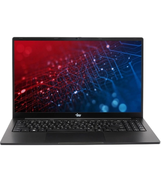 Ноутбук IRU Strato 15ALID5 Core i5 1235U 8Gb SSD 256Gb Intel UHD Graphics 15.6' IPS FHD (1920x1080) FreeDOS black WiFi BT Cam 6000mAh (2148029)