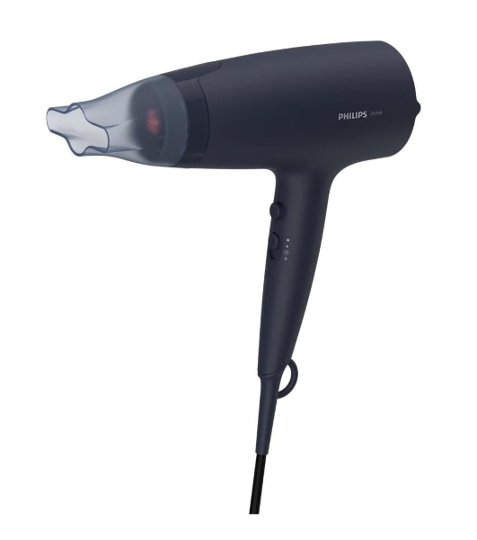 Фен Philips BHD360/20 черный/синий, 2100 Вт, ионизация