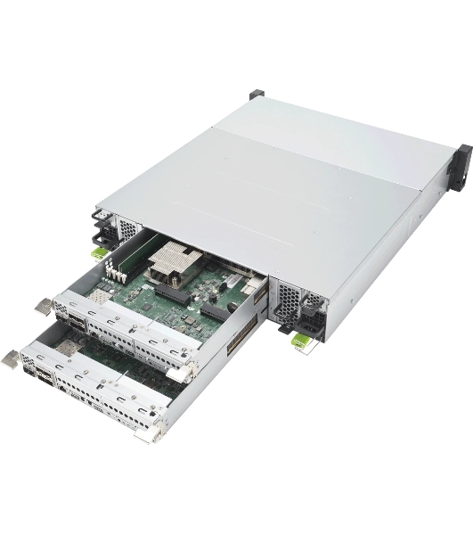 Серверная платформа ASUS VS320D-RS12-D1712154Z, 2U, Intel Xeon 64-bit 4-core, 4x DDR4 ECC DIMM, 12 x 2.5' SATA/SAS hsb, 1x 1GbE RJ45 LAN Port, 2x 12Gb/s SAS Wide Port, 1+1 850W