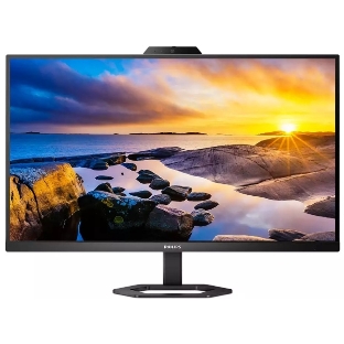 Монитор 27' Philips 27E1N50HE IPS 2560x1440, 75 Гц, 4 мс, 16:9, 300 кд/м², HDMI 1.4, DP 1.2, USB-C, USB Hub, 3.5 Jack, динамики (2×3 Вт), веб-камера, FreeSync, черный