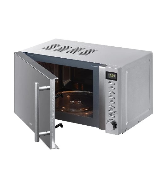Микроволновая печь BBK 20MWG-733T/BS-M серебристый, 20 л, 700 Вт, переключатели - тактовый механизм, кнопки