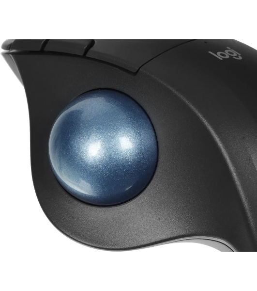 Трекбол Logitech M575S черный оптическая 2000dpi беспров. BT/Radio USB2.0 (910-007035)