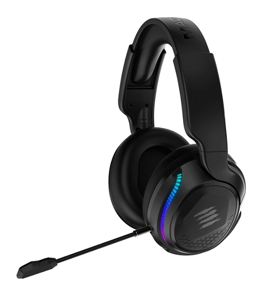 Гарнитура Mad Catz Pilot Pro чёрный, беспроводная + проводная, Bluetooth/радиоканал/3.5 мм, до 60 ч