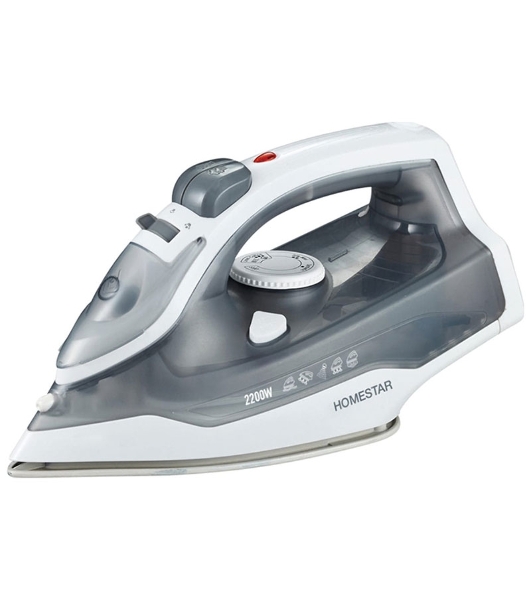 Утюг Homestar HS-4011 серый, 2200 Вт, 40 г/мин, 150 г/мин, 300 мл