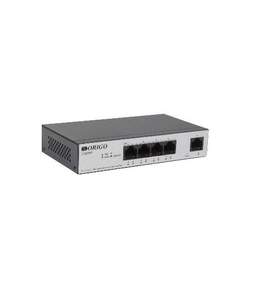 Коммутатор Unmanaged Switch 4x1000Base-T PoE, 1x1000Base-T, PoE Budget 60W, Long-range PoE up to 250m, metal case
