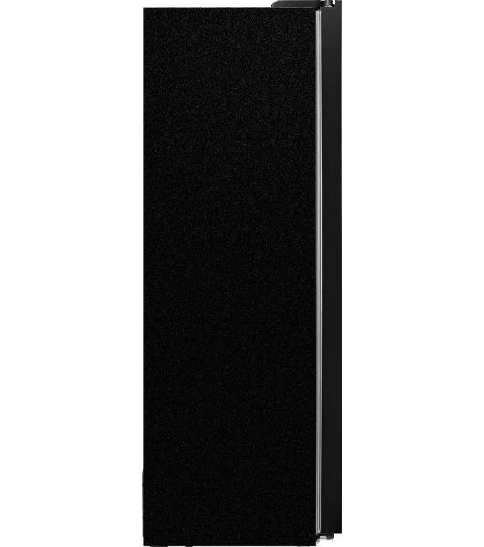 Холодильник Maunfeld MFF177NFB Slim Inverter черный двухкамерный 352/198л морозилка слева, No Frost, Side by Side