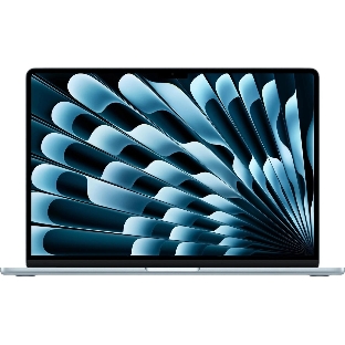 Ноутбук Apple MacBook Air A3448/15.3'/IPS (Liquid Retina)/Apple M5 10 core/16Gb/512Gb SSD/Apple 10 core GPU/macOS/голубой /1.51kg