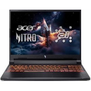 Ноутбук Acer Nitro V 16 ANV16-42-R96P Ryzen 7 260 16Gb SSD 512Gb NVIDIA GeForce RTX 5050 8Gb 16' IPS WQXGA (2560x1600) Windows 11 черный WiFi BT Cam (NH.U2NAA.003)