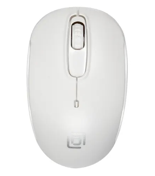 Мышь беспроводная Oklick 505MW белый, 1000 dpi, радиоканал, USB, кнопки - 3