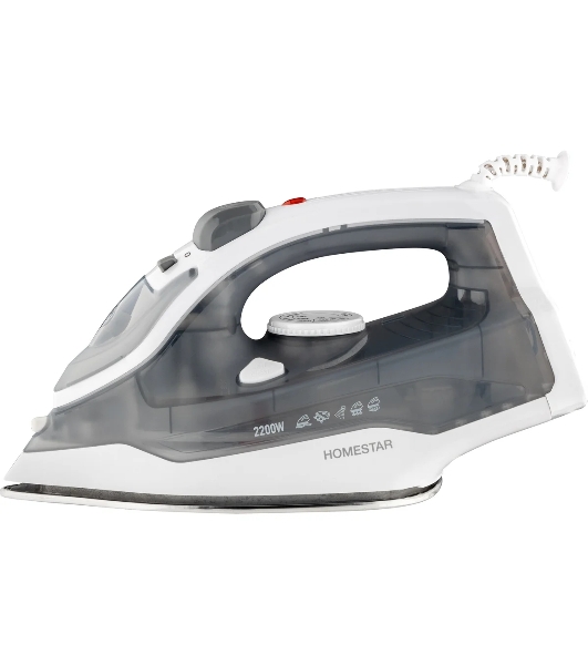 Утюг Homestar HS-4011 серый, 2200 Вт, 40 г/мин, 150 г/мин, 300 мл