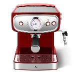 Кофеварка рожковая BQ CM1006 красный-стальной, исп. кофе - молотый, 1,5 л, 850 Вт, 15 бар, фото4