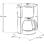 Кофеварка капельная Melitta Look V Therm Timer Black Filter черный/нержавеющая сталь, исп. кофе - молотый, 1.25 л, 1000 Вт, фото5