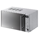 Микроволновая печь BBK 20MWG-733T/BS-M серебристый, 20 л, 700 Вт, переключатели - тактовый механизм, кнопки, фото 1
