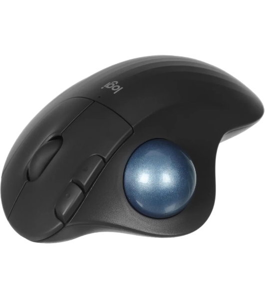 Трекбол Logitech M575S черный оптическая 2000dpi беспров. BT/Radio USB2.0 (910-007035)