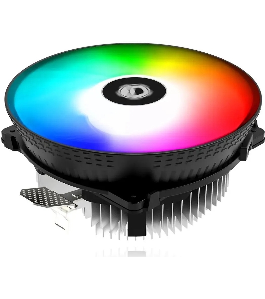 Кулер ID-COOLING DK-03 RAINBOW черный/серебристый 120мм алюминий 1800rpm 26db 4-pin 100W 63мм
