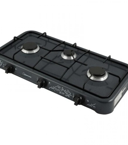 Плита настольная газовая Homestar HS-1203 3-х конфорочная (003700)