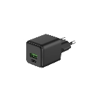Сетевое зарядное устройство Rexant с двумя портами USB-A и Type-C, 25Вт GaN, фото 1
