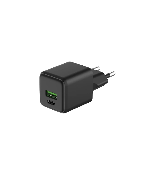 Сетевое зарядное устройство Rexant с двумя портами USB-A и Type-C, 25Вт GaN