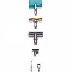 Пылесос вертикальный Dyson V15S SV47 Submarine Vac UK желтый/никель, питание от аккумулятора, 240 Вт, уборка влажная/сухая, пылесборник 0.75 л, фото2