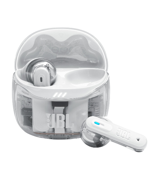Наушники TWS JBL Tune Flex 2 призрачно-белый, вкладыши/внутриканальные (трансформер), Bluetooth, адаптивное шумоподавление