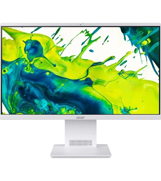Моноблок Acer Aspire S24B-GMTL-U 23.8' Full HD Core Ultra 7 155U (1.7) 16Gb SSD512Gb Arc graphics Eshell GbitEth WiFi BT 90W клавиатура мышь Cam белый 1920x1080