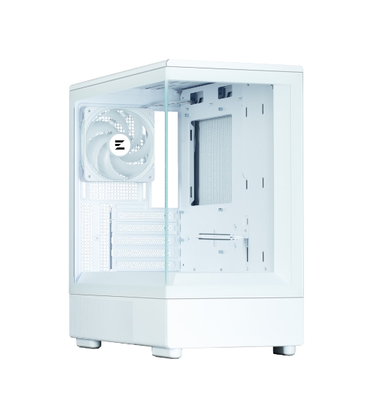 Компьютерный корпус ZALMAN P10, MATX, белый, WINDOW, 2x3.5', 3x2.5', 1xUSB TYPE-C, 1xUSB 3.0, REAR 1x120мм ARGb