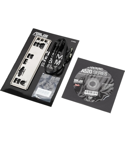 Материнская плата ASUS PRIME A520M-K, AM4, AMD A520, 2xDDR4, 4xSATA, 1xM.2, 1xPCIe 3.0 x16, 1xPCIe x1, 1xHDMI, 1xVGA, 1x 1Gb LAN, 2xUSB-A 2.0, 4xUSB-A 3.2 Gen 1, 3x3.5 мм, 7.1, mATX
