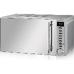 Микроволновая печь BBK 20MWG-733T/BS-M серебристый, 20 л, 700 Вт, переключатели - тактовый механизм, кнопки, фото8