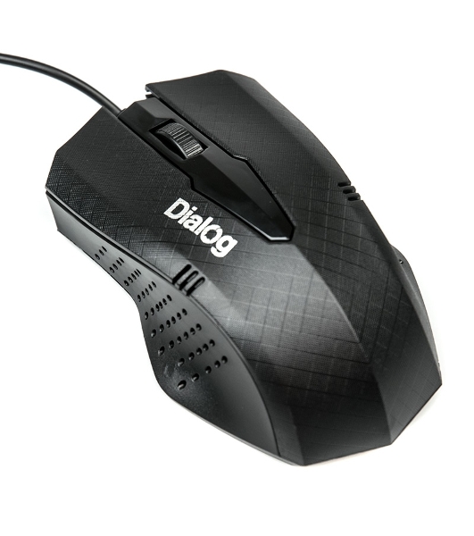 Мышь проводная Dialog Pointer MOP-09U черный, 800 dpi, USB, кнопки - 3