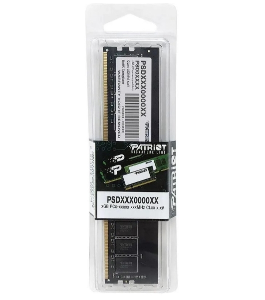Оперативная память Patriot Signature, DDR4, 8GB (1x8 GB), 3200 MHz, CL22, DIMM