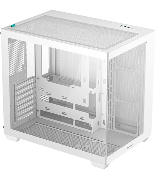 Компьютерный корпус Deepcool CG530 WH белый без БП ATX 2x120мм 2x140мм 2xUSB2.0 1xUSB3.0 audio bott PSU