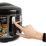 Мультиварка Endever Vita-95, мощность 1000 Вт, черный/стальной, емкость 5л, 45 авторежимов работы, книга рецептов, фото8