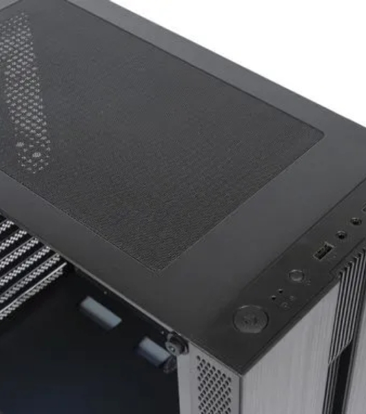Компьютерный корпус ATX Eurocase A31 ARGB черный без БП закаленное стекло USB 3.0