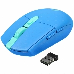 Мышь беспроводная Logitech G304 Lightspeed синий, 12000 dpi, радиоканал, USB, кнопки - 6, фото 1