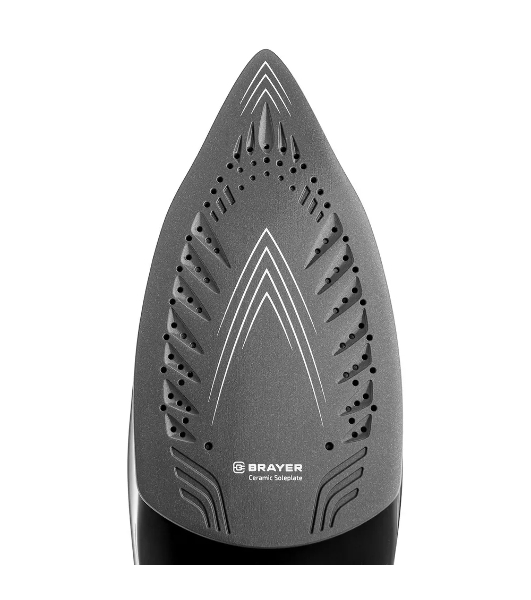 Утюг BRAYER BR4015 черный, 2400 Вт, 25 г/мин, 140 г/мин, 300 мл