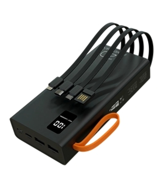Портативный аккумулятор More choice (4620202550569) PB22-20 с кабелем 2USB 2.1A - 20000mAh черный