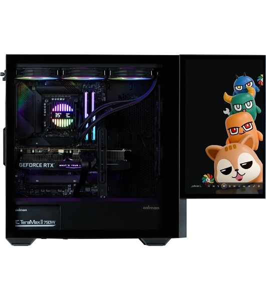 Компьютерный корпус Zalman Z10 DS без БП черный