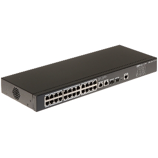Коммутатор Dahua DH-SG4028, 26×1 Гбит/с + 2×1 Гбит/с SFP, управляемый
