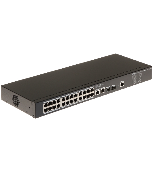 Коммутатор Dahua DH-SG4028, 26×1 Гбит/с + 2×1 Гбит/с SFP, управляемый