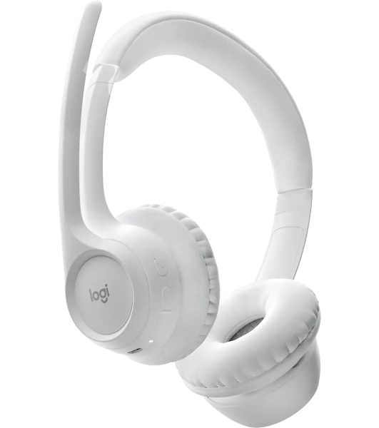 Гарнитура Logitech Zone 300 белый, беспроводная, Bluetooth, до 16 ч