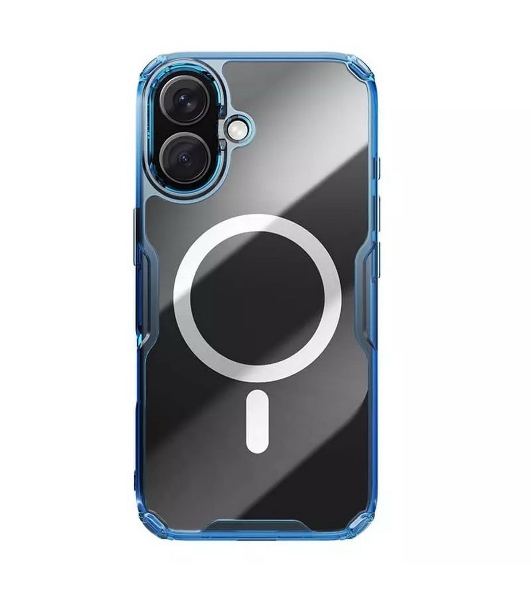 Чехол Nature TPU Pro Magnetic Case, синий, (AP iP16)