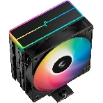 Кулер для процессора DEEPCOOL AG400 BK ARGb V2 черный 120мм алюминий+медь 2100rpm 31.6db 4-pin 220W 154мм, фото3