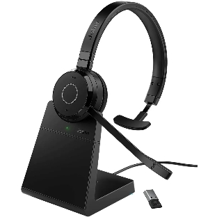 Гарнитура Jabra Evolve 65 TE чёрный, беспроводная, Bluetooth, до 16 ч