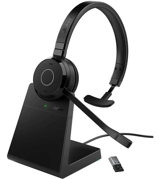 Гарнитура Jabra Evolve 65 TE чёрный, беспроводная, Bluetooth, до 16 ч