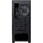 Компьютерный корпус HSPD M520, Mesh Mid Tower, черный, slide TG, 0.45 SPCC, 4x120мм ARGb ATX, mATX, mITX 160/330/184мм 2x2.5', -, 7xPCI 2xUSB-A 3.0, 1xUSB-A 1.0 390x200x449мм, фото4