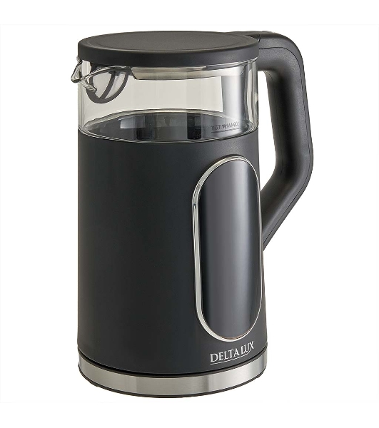 Чайник Delta Lux DE-1025 черный 2,2кВт, 1.7 л, LC