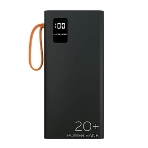 Портативный аккумулятор More choice (4620202550569) PB22-20 с кабелем 2USB 2.1A - 20000mAh черный, фото4