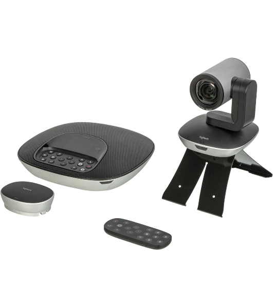 Веб-камера Logitech Group 1920x1080, 30 кадр/с, USB Type-A, микрофон (4 шт, шумоподавление), автоматическая фокусировка, автоосвещение, универсальное крепление, штатив в комплекте