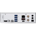 Материнская плата MSI MPG B860I EDGE TI WIFI, LGA 1851, Intel B860, 2xDDR5 (до 128 ГБ), 2xSATA, 2xM.2 (1xPCIe 5.0, 1xPCIe 4.0/SATA), 1xPCIe 5.0 x16, 1xHDMI, 1x5Gb LAN, Wi-Fi 7, Bluetooth 5.4, 1xUSB-C 40Gbps (Thunderbolt 4), 1xUSB-C 10Gbps, 1xUSB-A 10Gbps, 4xUSB-A 5Gbps, 2xUSB-A 2.0, 3x3.5 мм + S/PDIF оптический, 7.1, белый/серебристый, Mini-ITX, фото2